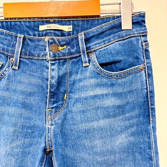 LEVI'S 711 Blue skinny jeans - Picture 10 of 10